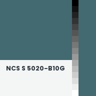 Color chip: NCS S 5020-B10G