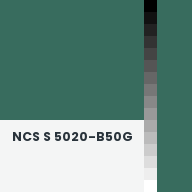 Color chip: NCS S 5020-B50G