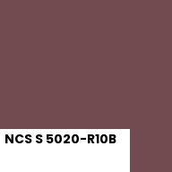 Color chip: NCS S 5020-R10B