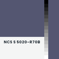 Color chip: NCS S 5020-R70B