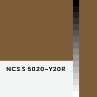 Color chip: NCS S 5020-Y20R