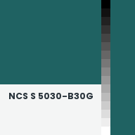 Color chip: NCS S 5030-B30G