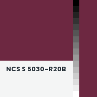 Color chip: NCS S 5030-R20B