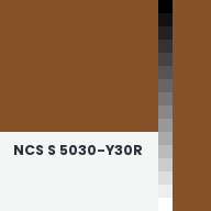 Color chip: NCS S 5030-Y30R