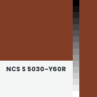 Color chip: NCS S 5030-Y60R