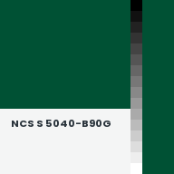 Color chip: NCS S 5040-B90G