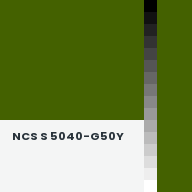 Color chip: NCS S 5040-G50Y