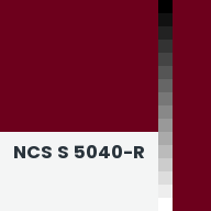 Color chip: NCS S 5040-R