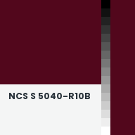 Color chip: NCS S 5040-R10B