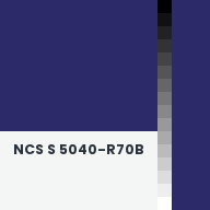 Color chip: NCS S 5040-R70B