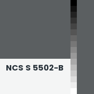 Color chip: NCS S 5502-B