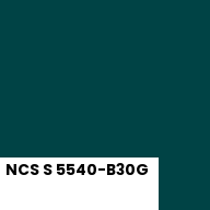 Color chip: NCS S 5540-B30G