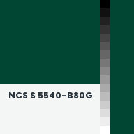 Color chip: NCS S 5540-B80G