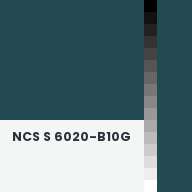 Color chip: NCS S 6020-B10G
