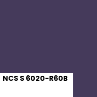Color chip: NCS S 6020-R60B