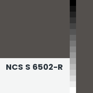 Color chip: NCS S 6502-R
