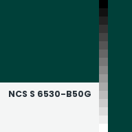Color chip: NCS S 6530-B50G