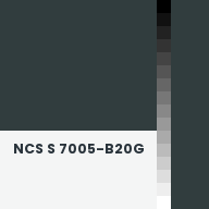 Color chip: NCS S 7005-B20G