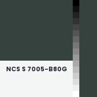 Color chip: NCS S 7005-B80G