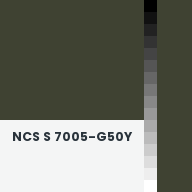 Color chip: NCS S 7005-G50Y
