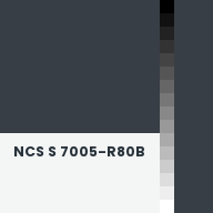 Color chip: NCS S 7005-R80B