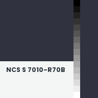 Color chip: NCS S 7010-R70B