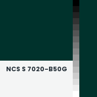 Color chip: NCS S 7020-B50G