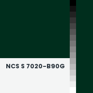 Color chip: NCS S 7020-B90G