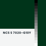 Color chip: NCS S 7020-G10Y