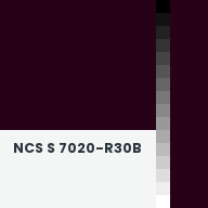 Color chip: NCS S 7020-R30B