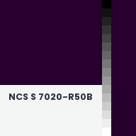 Color chip: NCS S 7020-R50B