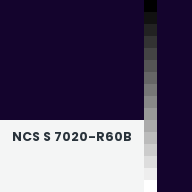 Color chip: NCS S 7020-R60B