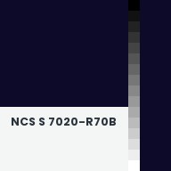 Color chip: NCS S 7020-R70B