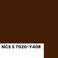 Color chip: NCS S 7020-Y40R