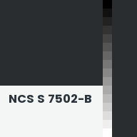 Color chip: NCS S 7502-B