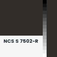 Color chip: NCS S 7502-R