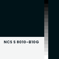 Color chip: NCS S 8010-B10G