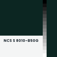 Color chip: NCS S 8010-B50G