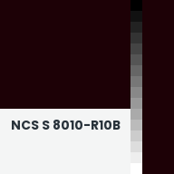 Color chip: NCS S 8010-R10B