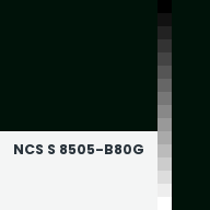 Color chip: NCS S 8505-B80G