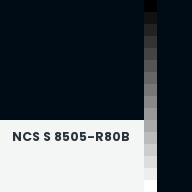 Color chip: NCS S 8505-R80B