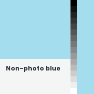 Color chip: Non-photo blue