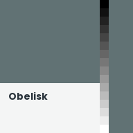 Color chip: Obelisk