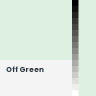 Color chip: Off Green