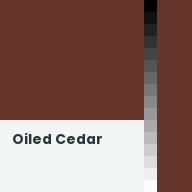 Color chip: Oiled Cedar