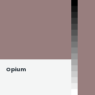 Color chip: Opium