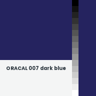 Color chip: ORACAL 007 dark blue