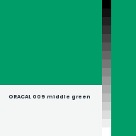Color chip: ORACAL 009 middle green