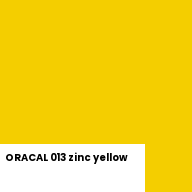 Color chip: ORACAL 013 zinc yellow