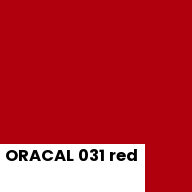 Color chip: ORACAL 031 red